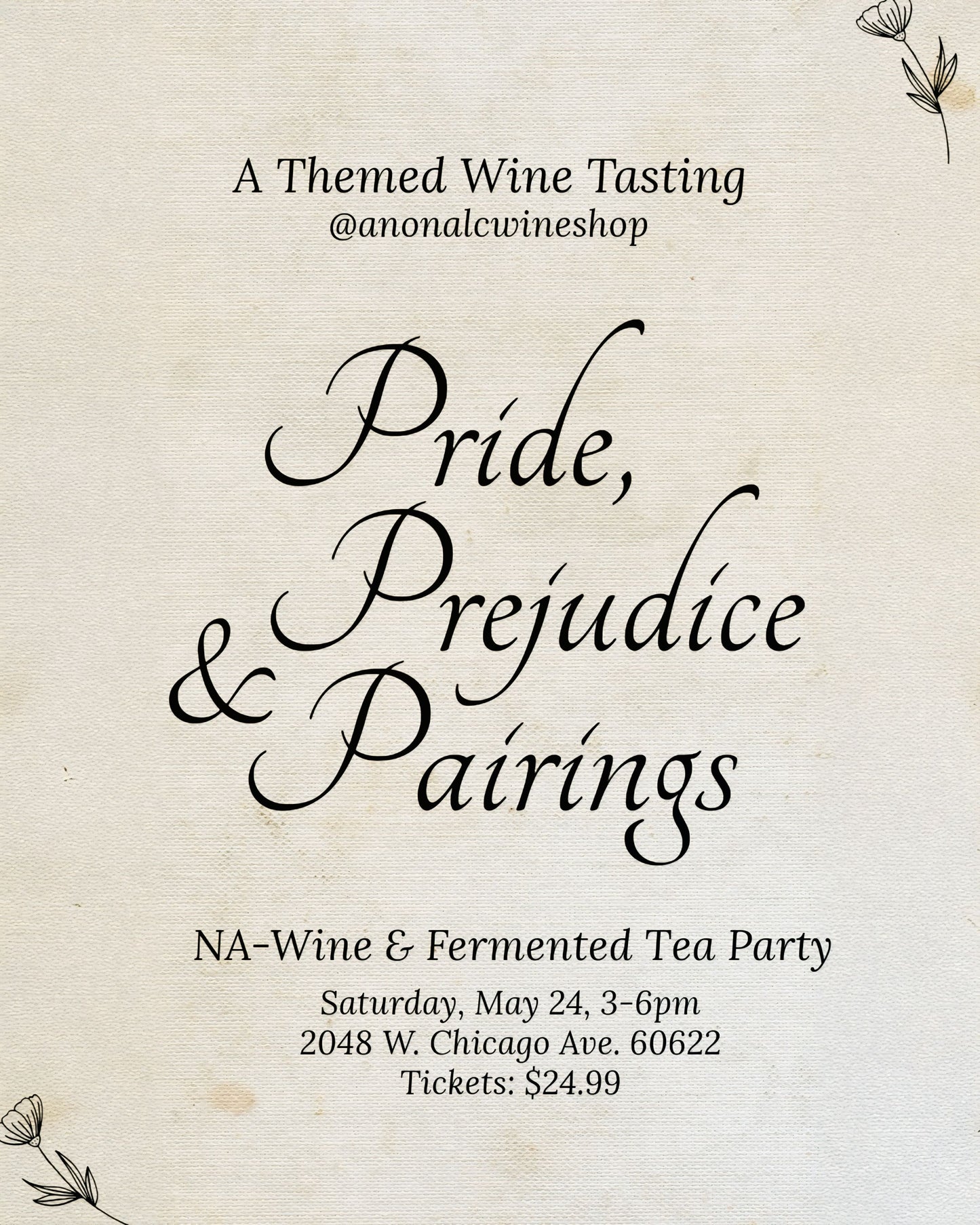 May 24: Pride, Prejudice & Pairings